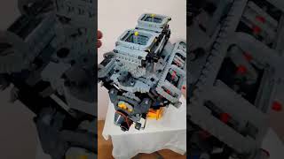 An upcoming block engine, designed by Ronald Tewes #enginediyshop #moc #lego #enginemodel #fyp