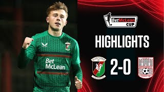 Glens Progress! | Glentoran 2-0 Dergview | #BetMcLeanCup