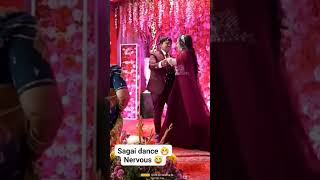 sagai dance | engagement dance #shots #song #dance #youtubeshorts #couple #coupledance #reels #jaan