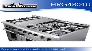 Thor Kitchen HRG3080U 30 Freestanding Professional Style Gas Range with 4 2