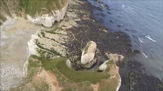 Flamborough cliffs by FPV racing drone / fpv quadcopter cliffs uk :)