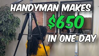 Handyman Makes $650 A Day | Day in the life in the handyman business  #handymanbusiness