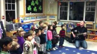 Dean singing at school