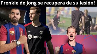 👏🏾POR FIN! FRENKIE DE JONG YA ENTRENA CON EL GRUPO! ESTARÁ DISPONIBLE PRONTO! SE NECESITA! 🔵🔴✅