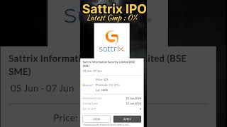 Sattrix Information Security Limited  Apply ya Avoid | Sattrix Ipo