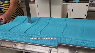 Automatic dental bib making machine #dentalbib #dentaltowel #dentalnapkins #napkinpapermachine