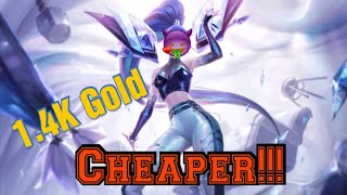 After patch you can envolve Kaisa 1st and 3rd skill with 1.4K gold cheaper in Wildrift