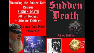 UNBOXING VIDEO: SUDDEN DEATH "All Or Nothing - Ultimate Edition" - True German Steel from 1986/87!