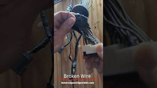 Broken wire in a door harness and full rebuild