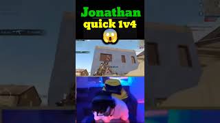 #jonathan 1v4🥵 MVP is back #pubgmobile #godlike #bgmi