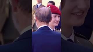 princess Leonor in military 2024 #princessleonor #princessofia #queenletizia #spainroyalfamily