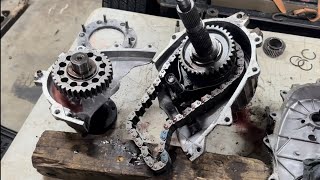 After years it finally happened, rebuilding a destroyed NP241C Transfer Case