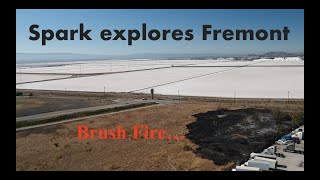 Spark explores Fremont,  was surprised by my surroundings once in the air!