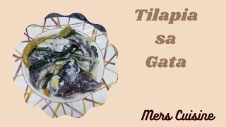 Cooking Ginataang Tilapia | Mers Cuisine