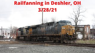 Short Deshler Railfanning Compilation