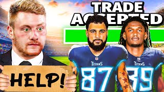 I Gave Tennessee Titans a New WR LINEUP!