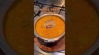 Hotel Tiffin Sambar #shorts #shortvideo #shortsvideo #short #food #foodie #recipe #cooking #health