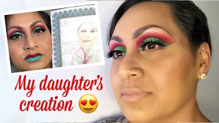 CHRISTMAS LOOK | CHRISTMAS CHALLENGE | Daughter Creates Look for me