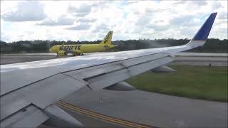 United Airlines Boeing 757 300 FULL Departure from Orlando