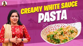 Creamy white sauce pasta🍝🍝| Krithika Radhakrishnan | Healthy food | Tastypasta | #creamypastarecipe