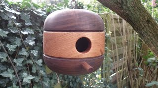 Woodturning - ''retro'' style birdhouse