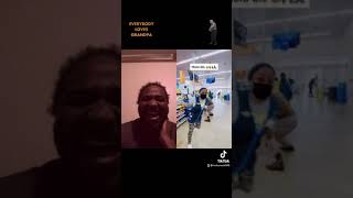 Kirk Franklin dad dancing in Walmart🤣🤣🤣