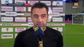 Xavi Hernandez Post Match Interview | Barcelona Vs Cadiz 4-0 |