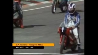 Ángel Nieto wins 1984 German GP in 125cc