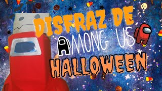 👻 Cómo hacer un DISFRAZ DE AMONG US para HALLOWEEN 2021👾  Fácil, rápido y sin coser en casa