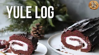 Easy Yule Log Recipe | Xmas baking