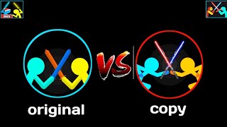 SUPREME DUELIST STICKMAN 🇧🇷 ORIGINAL VS COPY 🇷🇺 🇳🇿 #stickman #animation #shorts #funny @alanbecker