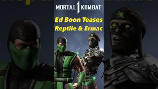 Ed Boon TEASES Reptile & Ermac For Mortal Kombat 1