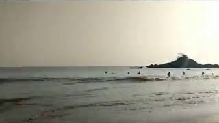 Beautiful OM beach In Gokarna Karnatka