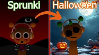 Incredibox Sprunki HALLOWEEN Mode - Normal Version Vs Horror Version