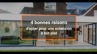 4 bonnes raisons de faire construire une extension de maison à toit plat