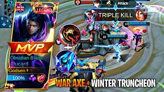 ALUCARD NEW DEADLY BUILD | WAR AXE + WINTER TRUNCHEON🔥 | SAZUKE PLAYZ | MLBB