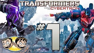 Transformers War For Cybertron Co-op Decepticon Campaign Walkthrough -PART 1- Let's Play Playthrough