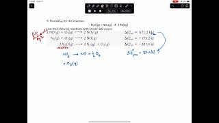 How to calculate delta G of a reaction from the delta G of a combination of reactions