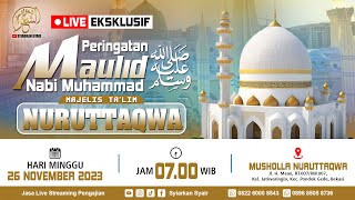 🔴LIVE MEMPERINGATI MAULID NABI MUHAMMAD SAW DI MAJELIS TA'LIM NURUTTAQWA PONDOK GEDE