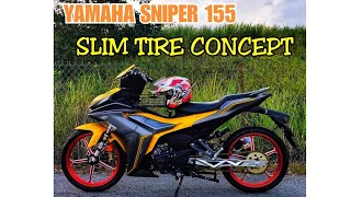 YAMAHA SNIPER 155 SLIM TIRE CONCEPT