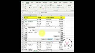 Advanced Selection & Highlighting 'Excel' #short #exceltricks #youtubeshorts  #@dhankhar2023