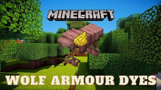 Minecraft - Wolf Armour Dyes - Pre 1.21