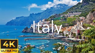 ITALY 4K Flyover | 30 Mins Of Relaxation And Beautiful Nature