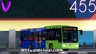 (ROBLOX) | Go-Ahead Singapore | Service 455 | Westwood Pier - Westwood East St 3 (Loop)