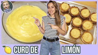 LEMON CURD 🍋RECETA de LA MEJOR CREMA DE LIMÓN del mundo y LA MÁS FÁCIL | REPOSTERÍA BÁSICA