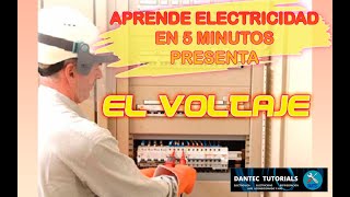 🔋 QUE ES EL VOLTAJE  🎇/ APRENDE ELECTRICIDAD PASO A PASO