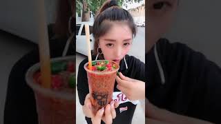 ASMR | China , eating fast  , Nooldes