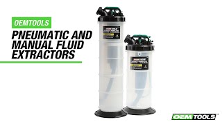 OEMTOOLS Pneumatic Pump Fluid Extractors - 360 Features