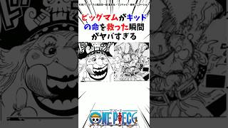 ビッグマムがキッドの命を救った瞬間がヤバすぎる#ワンピース #onepiece #考察 #雑学