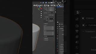 Blender Tutorial How To Fix Clip Plane Start Flickering #shorts #blendertutorial #tutorial #3dmodel